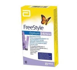 FreeStyle Optium Beta-Ketone Tiras reactivas 10 unidades. 