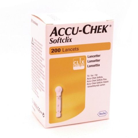 Accu - Chek Softclix Lancetas - 200 unidades Roche