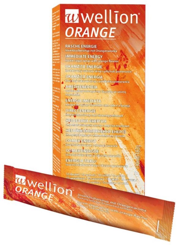 Wellion - caramelo líquido sabor a naranja Medrust