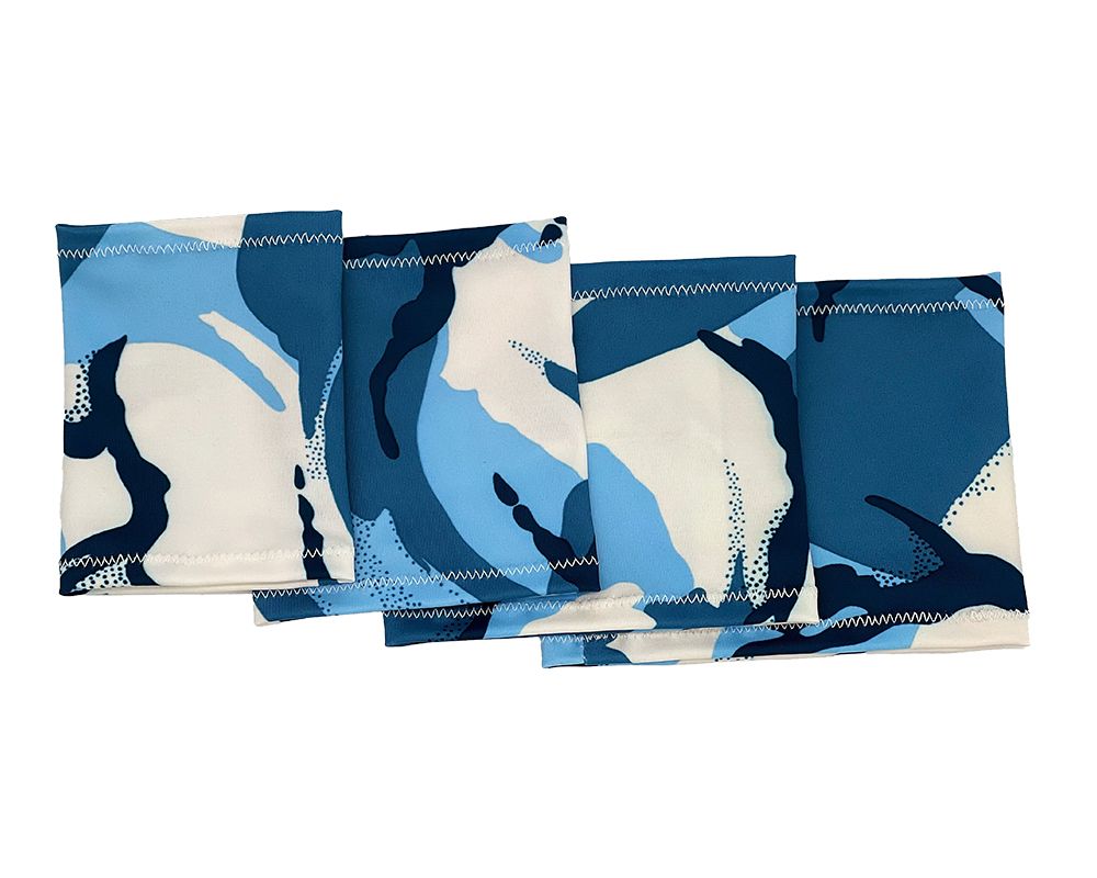 Brazalete elástico - Estampado militar azul