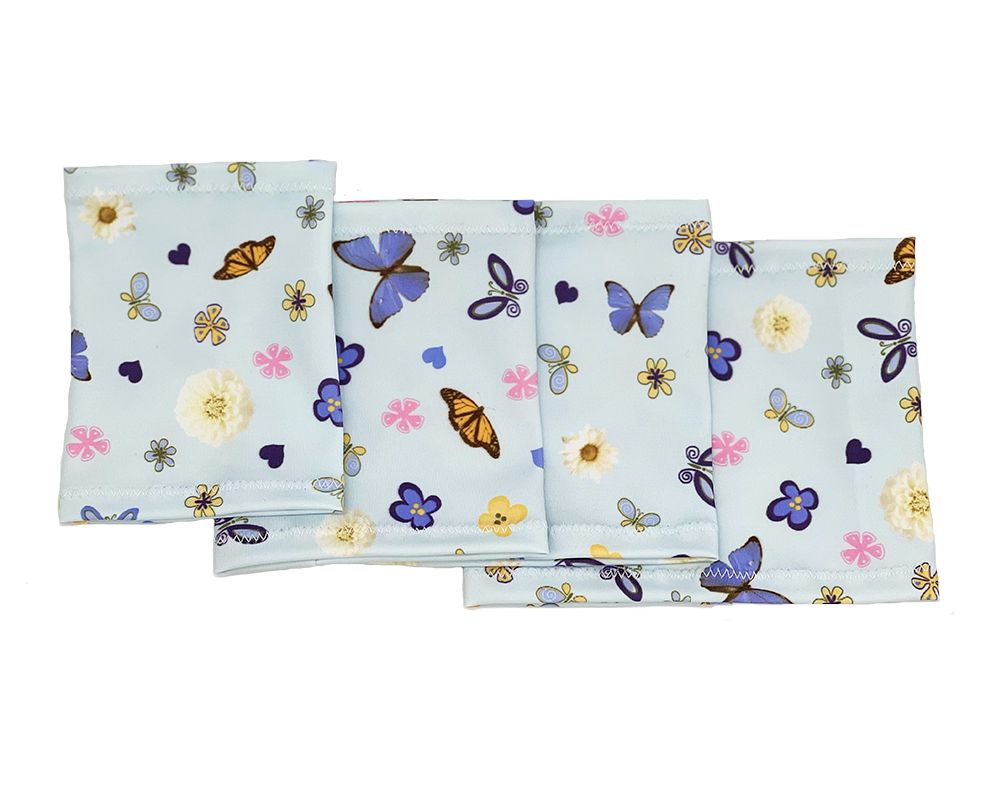Brazalete elástico - Mariposas y fondo azul claro
