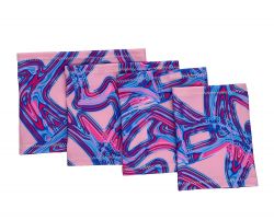 Brazalete elástico - Manchas de aceite rosa neón  | Talla 14 - 17 cm, Talla 17 - 22 cm, Talla 20 - 26 cm, Talla 25 - 30 cm, Talla 28 - 36 cm