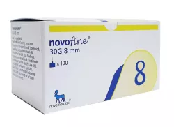 Agujas NovoFine 30G × 8 mm para pluma de insulina, 100 uds.