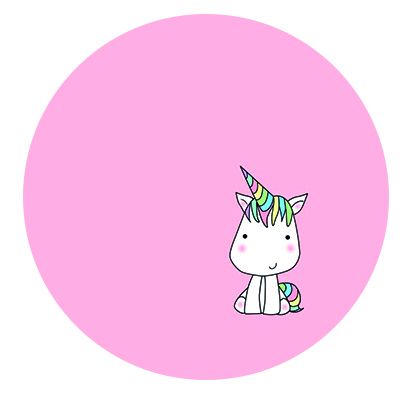 Adhesivo para lector Freestyle Libre - Unicornio sobre un fondo rosa