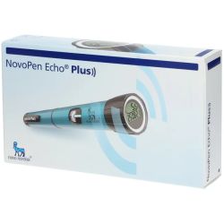 Pluma de insulina NovoPen Echo Plus azul copack