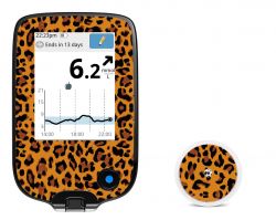 Adhesivo para lector y sensor Freestyle Libre - Leopardo