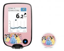 Adhesivo para lector y sensor Freestyle Libre - Princesas | Pegatina para lector + sensor , Pegatina para lector