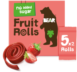 YOYO Bear fresa rebanadas de rollo de fruta 5 x 20 g EXP.21/04/25