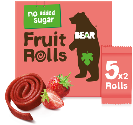 YOYO Bear fresa rebanadas de rollo de fruta 5 x 20 g EXP.21/04/25