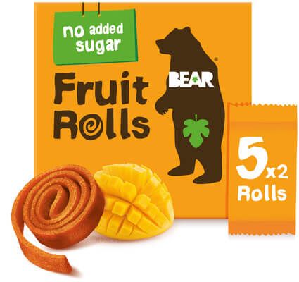 YOYO Bear Mango rebanadas de rollo de fruta 5 x 20 g EXP.28/04/25